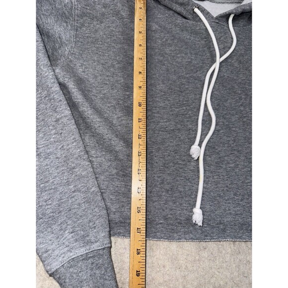 Wild Fable Women’s Cropped Gray Hoodie Long Sleeve Drawstring Size Small - Picture 5 of 6